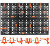 Painel Porta Ferramentas Organizador C/ 24 Ganchos Casa 1