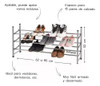 Zapatero De Metal 2 Modulos 6