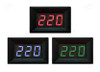 Voltimetro Digital De Panel 3 Digitos Ac 70-500v 0.56  Azul 3