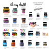 Pintura De Tiza X 110cc Oh My Chalk! Metalizada Amatista. 5