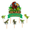 Adorno Torta Cake Topper  Dinosaurios Pinche Personalizado 0