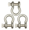 Kit 3 Manilhas Curva 3/8  Pesada - Q.fix 0