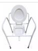 Eleva Inodoro Bidet Portátil Chata Regulable Altura Respaldo 2