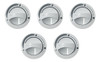 Juego De 5 Perillas Para Cocina Orbis Convecta Blancas 5