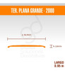 Varilla Plana Aluminio Piso 36.4mm 95cm 2001 Pq Pro 1