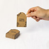 25 Etiquetas Colgante Hand Tags Kraft Impresa + Hilo De Yute 3