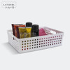Set X 2 Canasto Organizador Plastico Cesto Rectangular #816 3