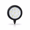 Par Farol  Redondo  Leds Vermelho Preto Com Modulo Completo 1