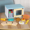 Set De Cocina Infantil En Madera Con Microondas Y Accesorios 3
