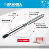 Macho De Roscar Uranga Nf 3/8 X 24 Recto Acero Rapido 1