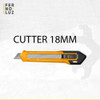 Cutter Trincheta Reforzado Plastico Ingco 18mm 1