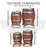 Barril Barrica Ancorote Madeira Bálsamo Vertical 1 Litro 5