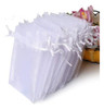 Bolsa De Organza Blanca De 7x9cm Pack De 20 Souvenirs Cumple 1 Bolsa De Organza Blanca De 7x9cm Pack De 20 Souvenirs Cumple 1