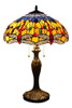 16t01 Estilo Tiffany Lámpara De Mesa Con Difusor De 16 Pulga 0