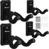 4 Soportes Para Pared De Metal Guitarra Bajo Square Shape 0