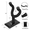 4 Soportes Para Pared De Metal Guitarra Bajo Square Shape 1