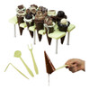 Suporte Para Cone Trufado Kit Para Cobertura De Chocolate 0