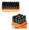 Kit Marcador Punção Alfanumérico 36 Peças 3mm Letras/números 0