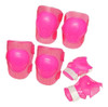 Proteccion Codera Rodillera Roller Patin Rosa Super Cla F25 0