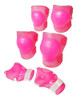 Proteccion Codera Rodillera Roller Patin Rosa Super Cla F25 4
