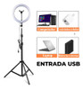 Kit Filmagem No Celular Luz Hing Light Tripé Ring Mesa Vídeo 5