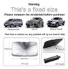 Bigomila Parasol Plegable Para Parabrisas De Automvil, Paras 1