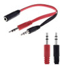 10x Cable Adaptador Mini Plug Aux 3.5 A Microfono Auricular 0