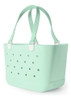 Simple Modern Bolsa De Playa De Goma, -retro Mint, 1