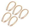 Correntes De Metal Dourado, 5 Peças, Corrente De Joias Elega 3 Correntes De Metal Dourado, 5 Peças, Corrente De Joias Elega 3