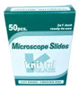 Lâmina Microscópio Knittel Ponta Fosca Cortada Cx 50 Unids. 0