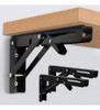 Vinbee 2 Pcs Soportes De Estante Plegable 12 Pulgadas Soport 0
