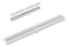 Rejilla Lineal Tigre Pvc Blanca Desague Moderno 90cms 1