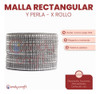 Malla Rectangular + Perla X Rollo 9mts - Art 1282 1