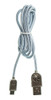 Cable Usb Simplicity Metalizado Plateado Android 2