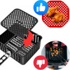 Tapete Protetor Manta Silicone Quadrado Air Fryer Fritadeira 3