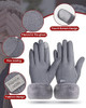 Janmercy 4 Pares De Guantes Térmicos De Invierno Para Mujer, 1