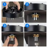 Lava Copas Automático Para Bachas De Cocina Enjuagadora Full 5