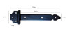 Bisagra Colonial P/atornillar C153 - 25 Cm Pack X4 - Fdn 1