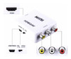 Mini Adaptador Conversor De Hdmi Para Video 3rca Av Flex 7