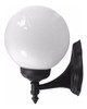 Farol Tipo Globo Pared Para Arriba Negro G P 0
