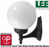 Farol Tipo Globo Pared Para Arriba Negro G P 1