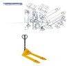 Kit 4x Rodas Tandem Nylon 70x60mm Transpallet Mtp 2 Tonx520 5