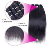 150g 25cm Feixes De Cabelo Humano Liso Brasileiro Preto 5 150g 25cm Feixes De Cabelo Humano Liso Brasileiro Preto 5