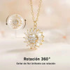Collar Girasol Flor Giratorio 360 1