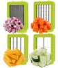 Cortador Picador 4 En 1 Cebolla Vegetales Verduras Vegano 6