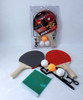 Ping Pong Set De 2 Paletas + 3 Pelotas + Red +  Soportes 1