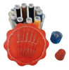 Costurero Kit De Costura Hilos Aguja Viaje Cartera Portatil 1