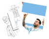 Libro Colorear Imprimible Personalizado Selección Argentina 0