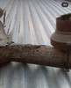 Lámpara Artesanal En Madera De 3 Luces Funcionando 3