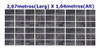 Painel P/ Ferramentas 2,67x1,04 Plástico Preto C 216 Ganchos 4